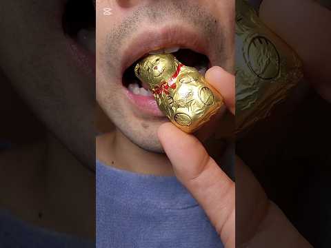 Lindt Mini Teddy Bear Milk Chocolate #mukbang