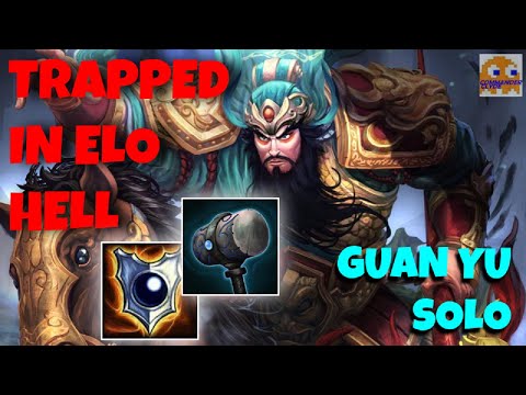 I'VE BEEN TRAPPED IN ELO HELL! MY TEAM IS OUTMATCHED | Guan Yu Solo - SMITE Ranked Conquest