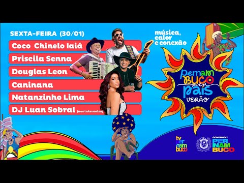 #AOVIVO: PRISCILA SENNA | CANINANA |NATANZINHO LIMA|DOUGLAS LEON   #PERNAMBUCOMEUPAÍSVERÃO ITAMARACÁ