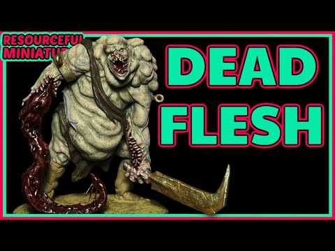 How To Paint ZOMBIE/DEAD SKIN On Your Miniatures