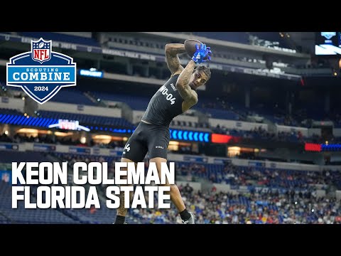Keon Coleman's FULL 2024 NFL Scouting Combine On Field Workout