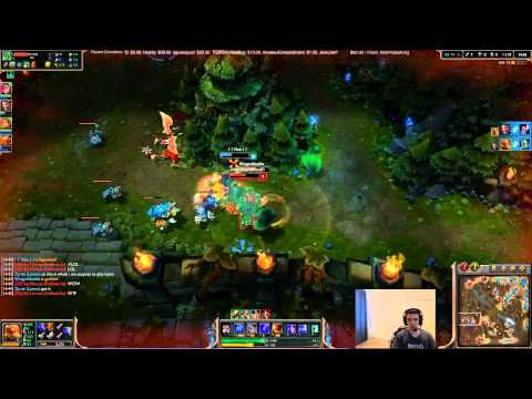 Wingsofdeath got stuck in a wall - League of Legends