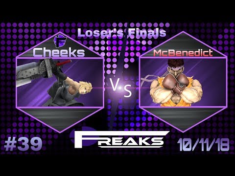 FREAKS 39 Singles Losers Finals: McBenedict (Ryu) vs FRKS | Cheeks (Cloud)