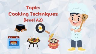 English shadowing | Cooking Techniques | Level A2 | How to improve English