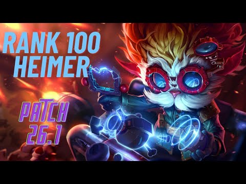 Heimerdinger vs. Cassiopeia Top Gameplay rank 100euw heimerdinger
