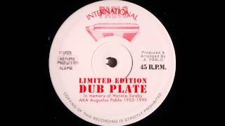 AUGUSTUS PABLO - Unfinished Dub pt.'s 1 & 2 (Dub Plate) [1976]