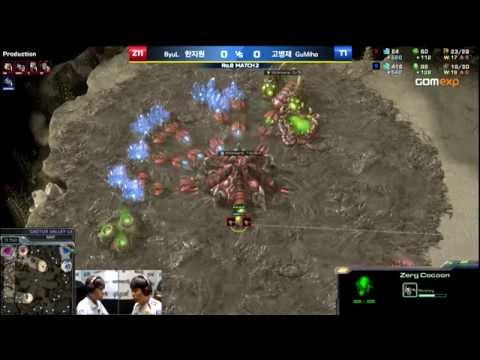 Byul vs GuMiho ZvT Code S Ro8 Match 2, 2015 HOT6 GSL Season 3   StarCraft 2