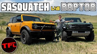 Is The Ford Bronco RAPTOR Really Worth $17K More Than a Bronco Sasquatch? by The Fast Lane Car