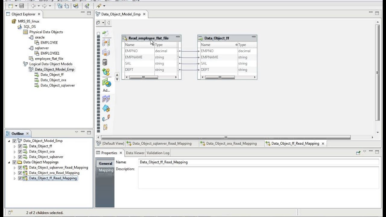 How to create SQL Dataservices in Informatica Developer