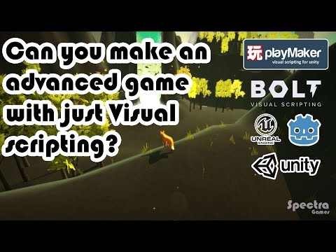 Can you make an advanced game with just Visual scripting? (no need for programming skills!)