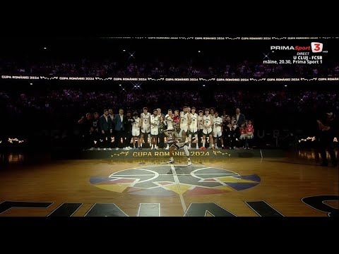 U-BT Cluj a câştigat Cupa României. Înregistrarea finalei cu Rapid Bucureşti