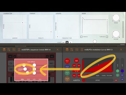 App Jussi [midiSTEPs/midiLFOs] Slammer Enkl Kleverb BLEASScompressor HQ (iPad5 - Zé Osório)