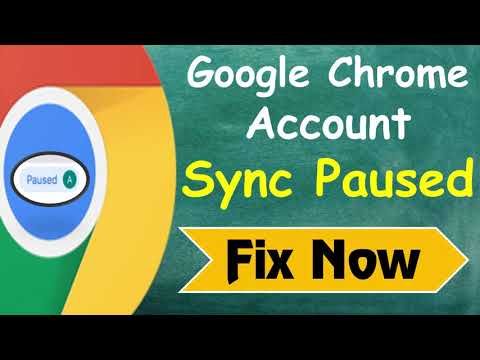 Best Way to Fix Google Chrome Sync Paused Problem | sync is paused chrome Video