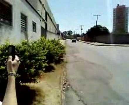 gol turbo b  esquentando os pneus