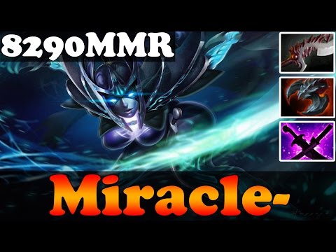 Dota 2 - 6.86 : Miracle- 8290MMR TOP 1 MMR IN THE WORLD Plays Phantom Assassin - Ranked Gameplay