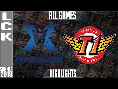 KZ vs SKT Highlights ALL GAMES | LCK Summer 2019 Week 2 Day 2 | King-Zone DragonX vs SK Telecom T1