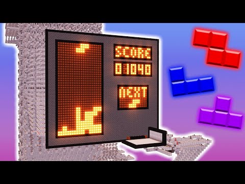 I Made Tetris with Minecraft Redstone!