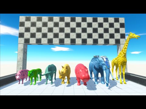 COLOR SPEED CHAMPIONS RACE ANIMALS - Animal Revolt Battle Simulator