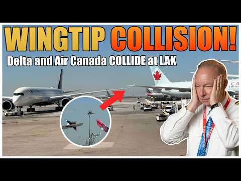 Delta Pilot Clips Air Canada 777's Tail at LAX | Captain Steeeve Reacts