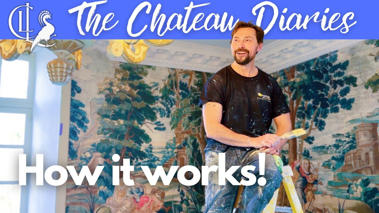 Adding Plaster Mouldings to the Chateau the Traditional Way & Creating Our Private Mini Library! 📚 🏰