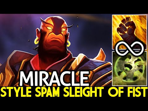 MIRACLE [Ember Spirit] Carry Nonstop Spam Sleight of Fist Dota 2