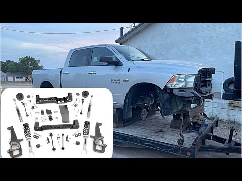 Installing 4” Rough Country Lift Kit on 2016 Ram 1500