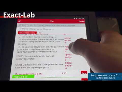 ABS unit malfunctions on the Citroen C4B7