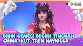 Download lagu Bikin Gemes! Begini Tingkah Chika Ikut Tren Naykilla - BROWNIS (13/08/26) P2 mp3