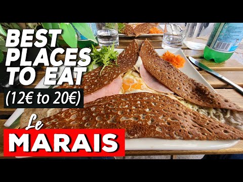 5 Restaurants in Paris Le Marais (€12 to €20)