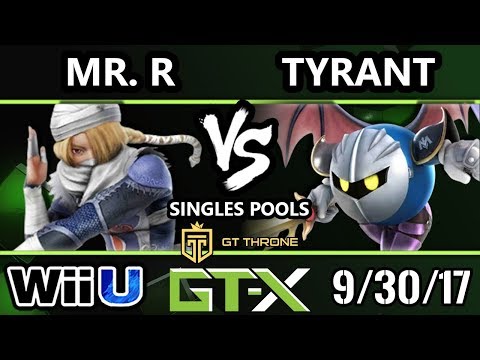 GTX 2017 Smash 4 - BC | Mr. R (Sheik) Vs. FSTEP | Tyrant (Metaknight) Wii U Pools