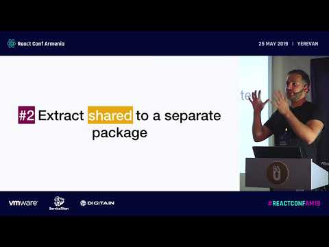 Monorepo: React Web & React Native by Eugene Zharkov | ReactConfAM19