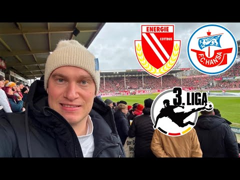 COTTBUS schägt ROSTOCK im Ostderby! Stadionvlog Energie Cottbus vs Hansa Rostock 🏟️⚽️🔥