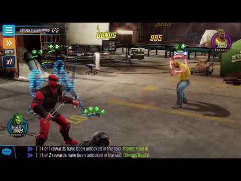 Marvel Strike Force - Guardians vs. Defenders- Most Insane Luke Cage!