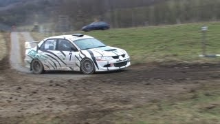 preview picture of video 'Rallye Mitsubishi Lancer Evo 8 - Inboard'