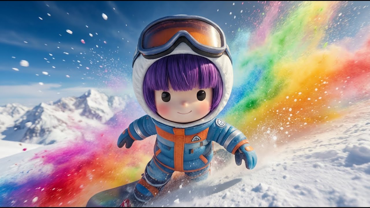 ❄️🏂 Pepol Goes Snowboarding | Adventure Stories for Kids