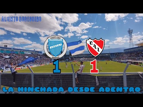 "#godoycruz 1-1#independiente  LA HINCHADA DESDE ADENTRO | CANCIONES GODOY CRUZ #argentina" Barra: La Banda del Expreso &bull; Club: Godoy Cruz