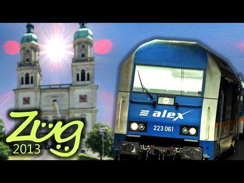 Zug2013: alex Immenstadt - Kempten - Buchloe - München Hbf | alex Dokumenation Teil 4