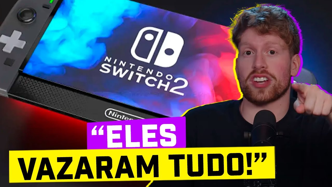NOVAS IMAGENS do NINTENDO SWITCH 2 são VAZADAS!! #fgn