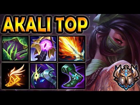 Akali TOP vs Fiora [ T1 Roach ] Lol Korea Challenger ✅