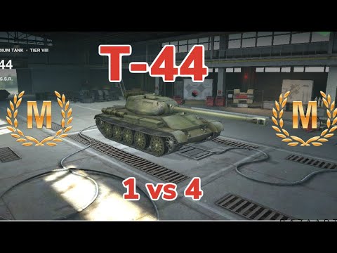 T-44 Mastery Replay - WoT Blitz