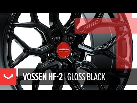 Vossen HF-2 Wheel | Gloss Black | Hybrid Forged Series