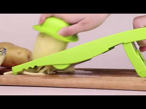 Vegetable Slicer- Fry Cutter for Onion Rings, Chips and French Fries