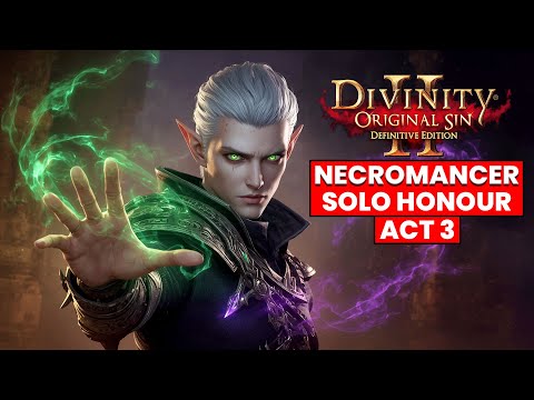Divinity Original Sin 2 Necromancer Solo Honour ACT 3 OP Build (DOS 2 FULL GAME)