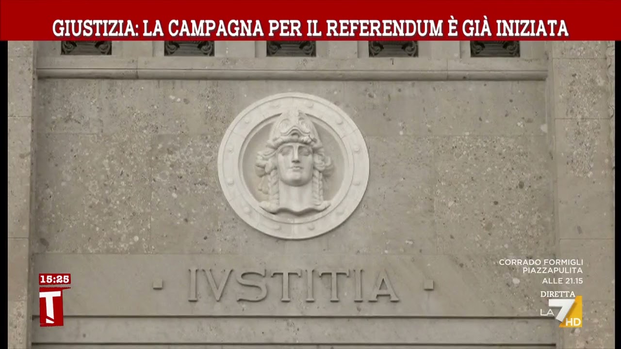 Giustizia: la campagna per il referendum è già iniziata