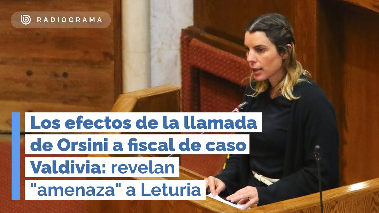 Los efectos de la llamada de Orsini a fiscal de caso Valdivia: revelan "amenaza" a Leturia