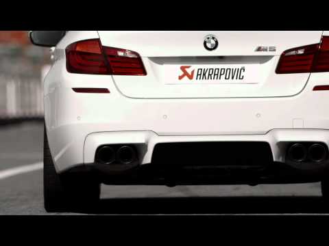 BMW M5 (F10) with Akrapovič Evolution exhaust system