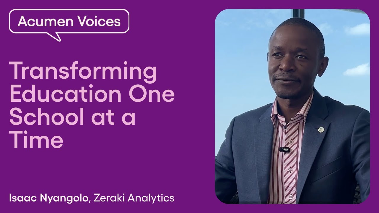 Using Data to Strengthen Schools Across Africa | Reflections with Fellow Isaac Nyangolo