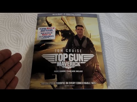 TOP GUN MAVERICK 2022 PARAMOUNT BLU RAY UNBOXING REVIEW!!!