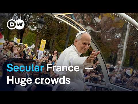 Why did 700,000 people turn out for Pope Leo in secular France? | DW News