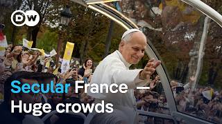 Why did 700,000 people turn out for Pope Leo in secular France? | DW News